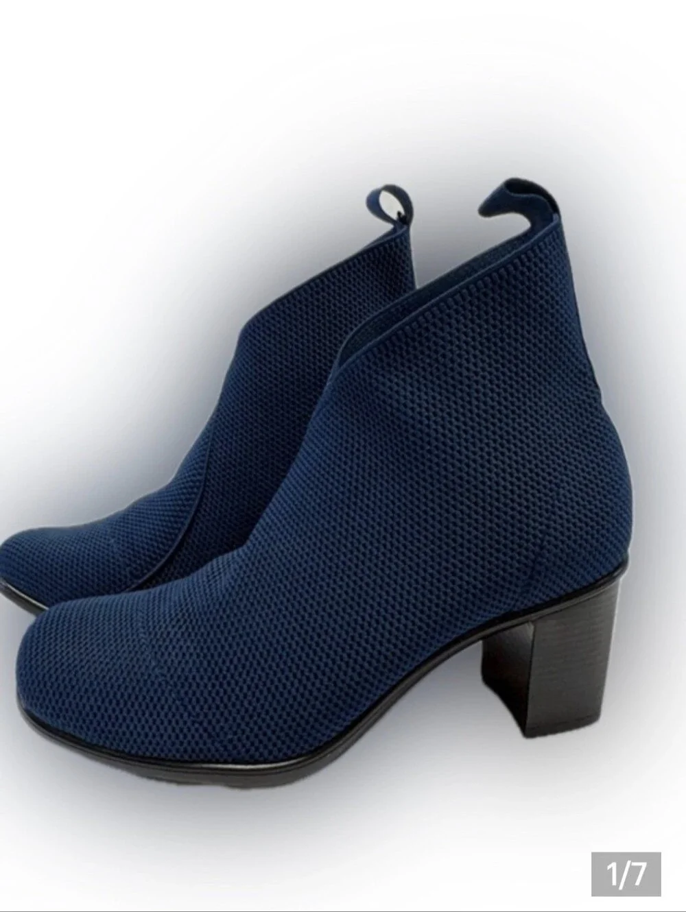 Charleston Shoe Co. Telfair Boot Blue - 7